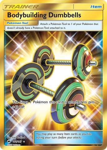 Bodybuilding Dumbbells (161/147) [Sun & Moon: Burning Shadows] - The Mythic Store | 24h Order Processing
