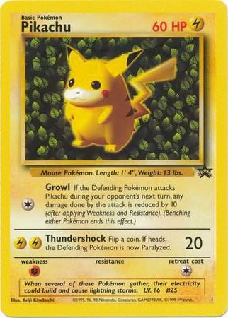 Pikachu (1) (Promo) [Wizards of the Coast: Black Star Promos] - The Mythic Store | 24h Order Processing
