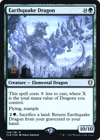 Earthquake Dragon [Commander Legends: Battle for Baldur's Gate Prerelease Promos] - The Mythic Store | 24h Order Processing