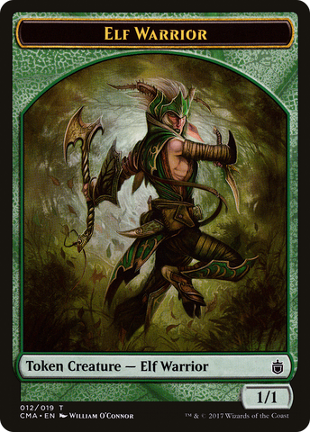 Elf Warrior Token [Commander Anthology Tokens] - The Mythic Store | 24h Order Processing