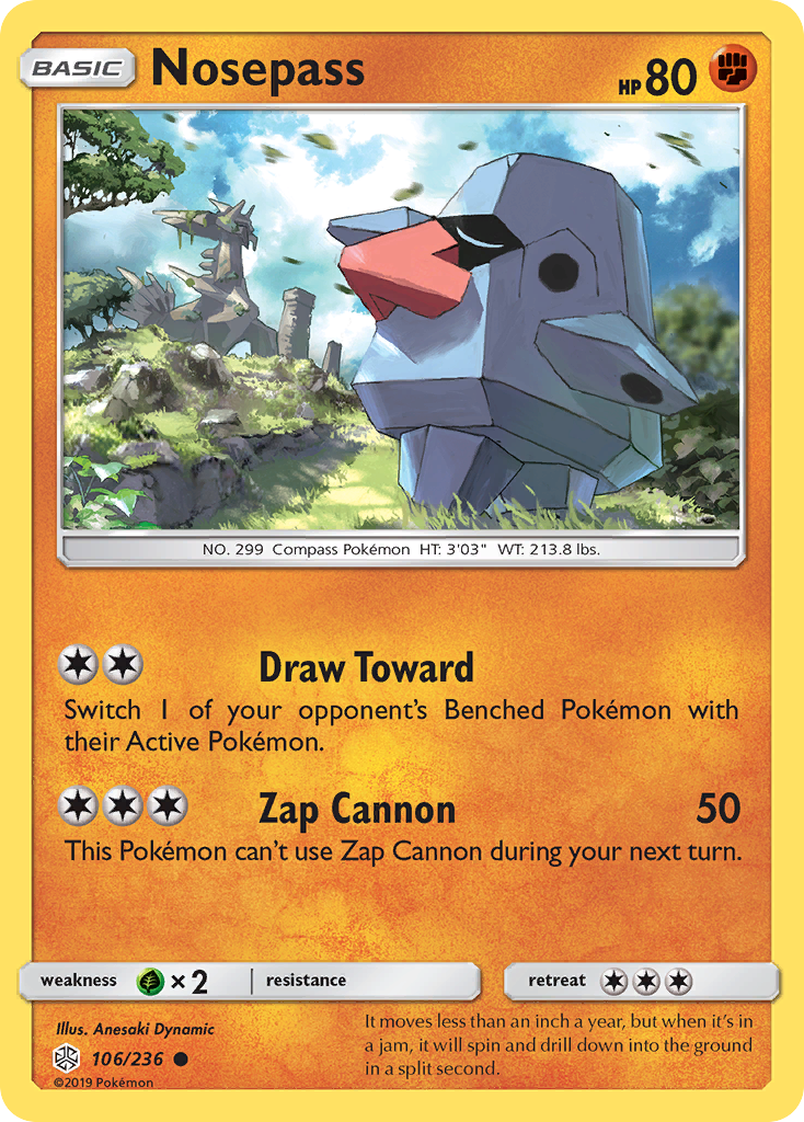 Nosepass (106/236) [Sun & Moon: Cosmic Eclipse] - The Mythic Store | 24h Order Processing