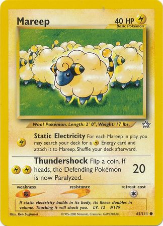 Mareep (65/111) [Neo Genesis Unlimited] - The Mythic Store | 24h Order Processing
