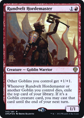 Rundvelt Hordemaster [Dominaria United Prerelease Promos] - The Mythic Store | 24h Order Processing
