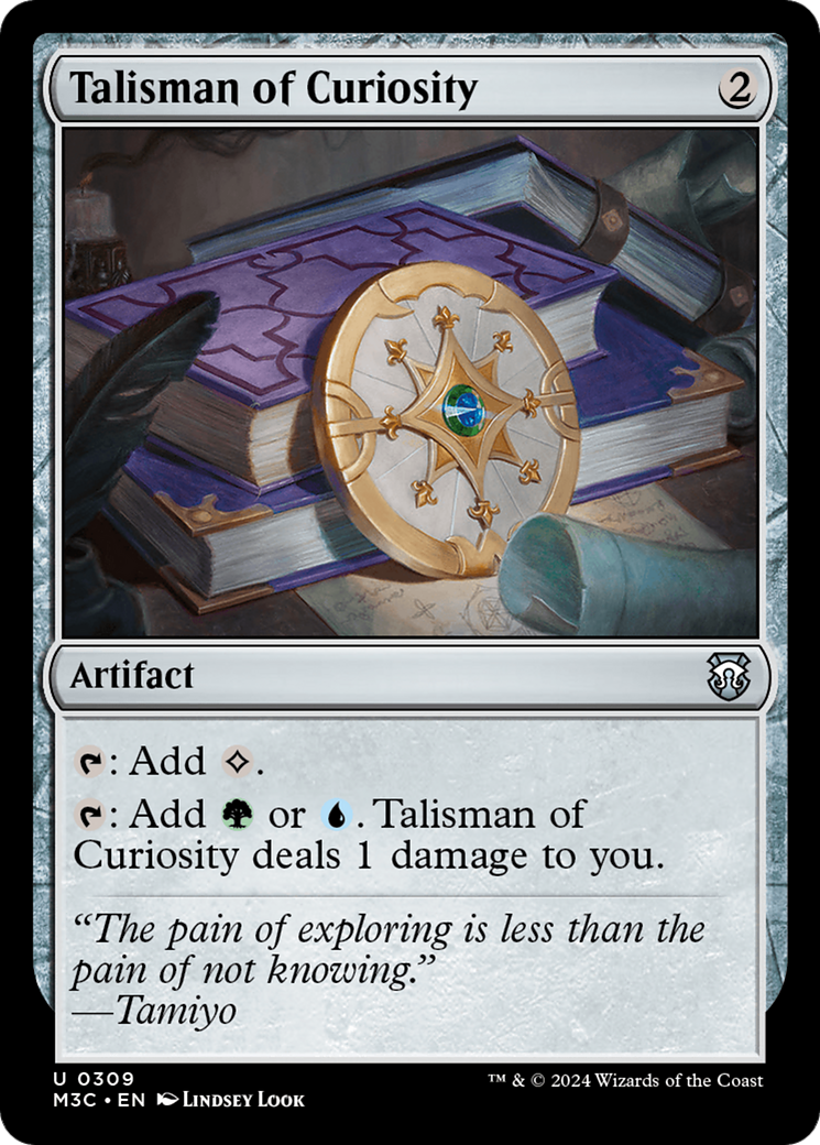 Talisman of Curiosity (Ripple Foil) [Modern Horizons 3 Commander] - The Mythic Store | 24h Order Processing