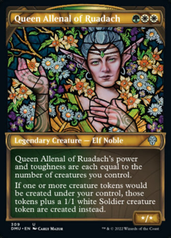 Queen Allenal of Ruadach (Showcase) [Dominaria United] - The Mythic Store | 24h Order Processing