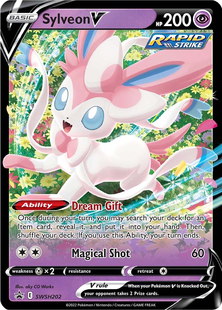 Sylveon V (SWSH202) [Sword & Shield: Black Star Promos] - The Mythic Store | 24h Order Processing