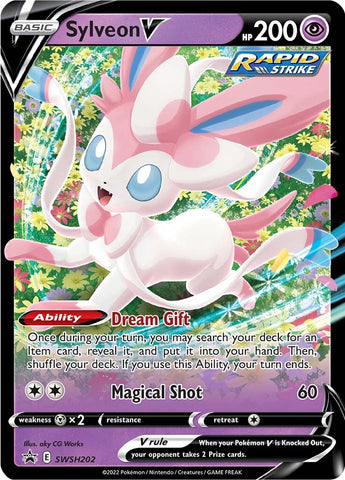 Sylveon V (SWSH202) [Sword & Shield: Black Star Promos] - The Mythic Store | 24h Order Processing