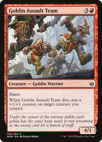 Goblin Assault Team [War of the Spark] - The Mythic Store | 24h Order Processing