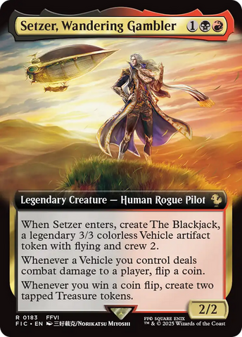 Setzer, Wandering Gambler (Extended Art) [FINAL FANTASY Commander] - The Mythic Store | 24h Order Processing
