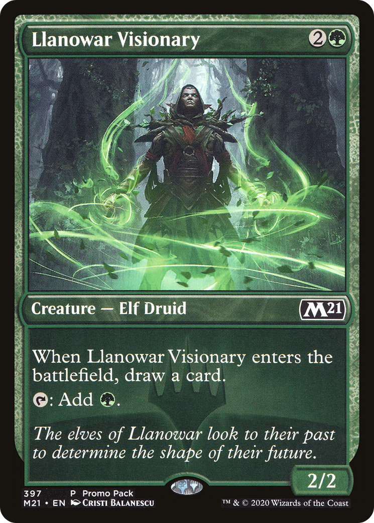 Llanowar Visionary (Promo Pack) [Core Set 2021 Promos] - The Mythic Store | 24h Order Processing