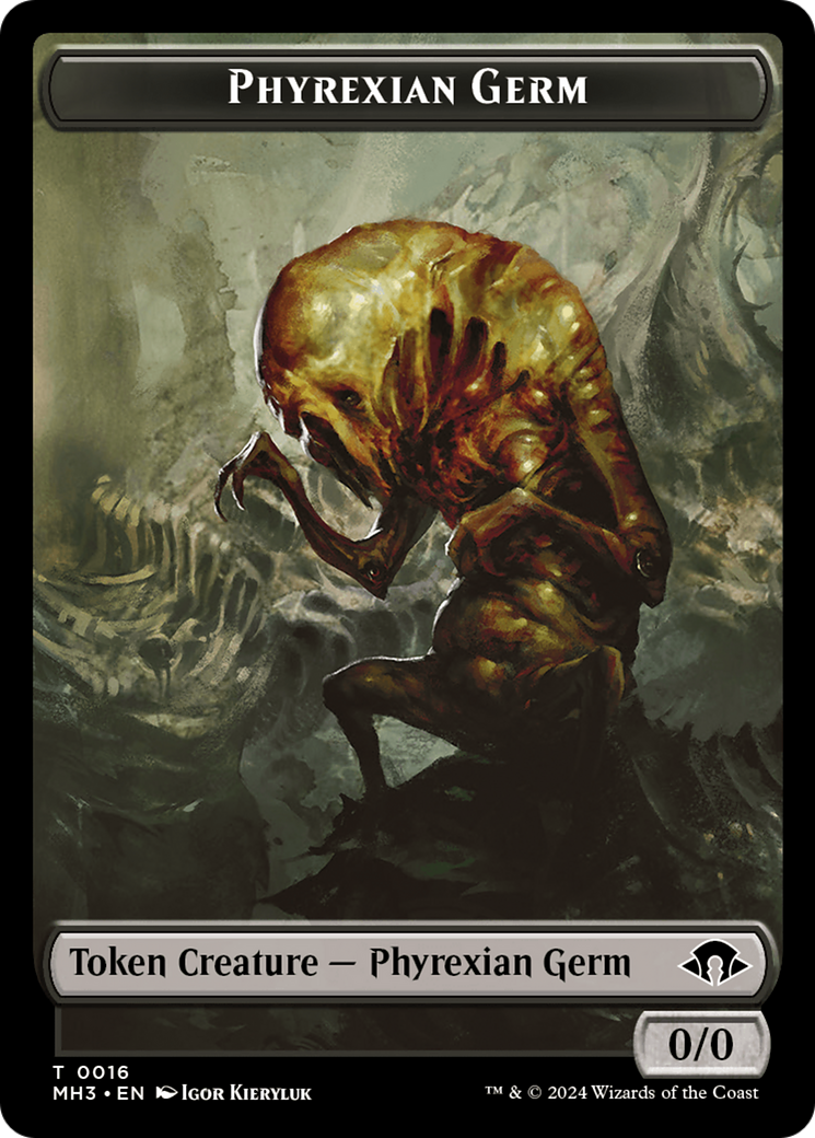 Phyrexian Germ // Spirit (0008) Double-Sided Token [Modern Horizons 3 Tokens] - The Mythic Store | 24h Order Processing