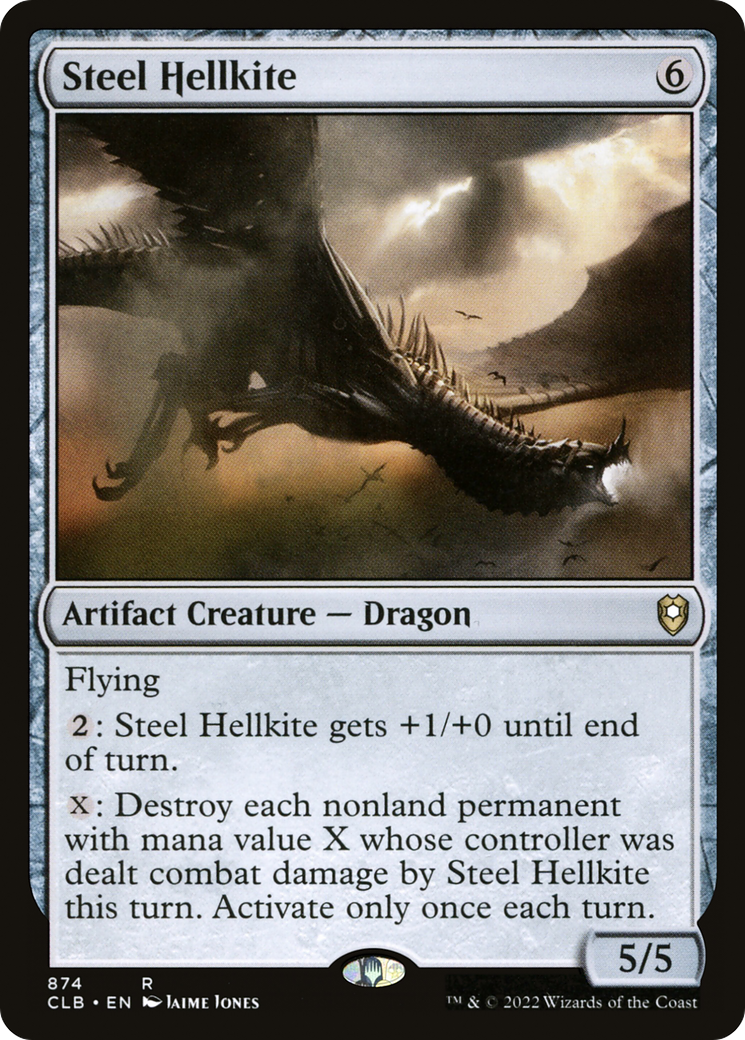 Steel Hellkite [Commander Legends: Battle for Baldur's Gate] - The Mythic Store | 24h Order Processing