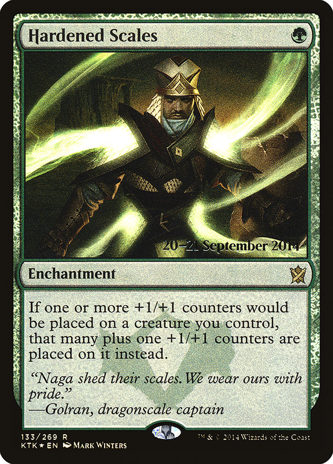 Hardened Scales [Khans of Tarkir Prerelease Promos] - The Mythic Store | 24h Order Processing