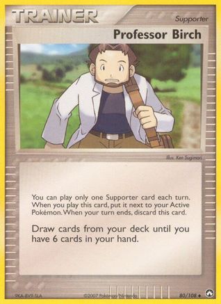 Professor Birch (80/108) (Stamped) [EX: Power Keepers] - The Mythic Store | 24h Order Processing