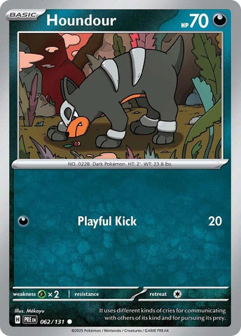 Houndour (062/131) [Scarlet & Violet: Prismatic Evolutions] - The Mythic Store | 24h Order Processing