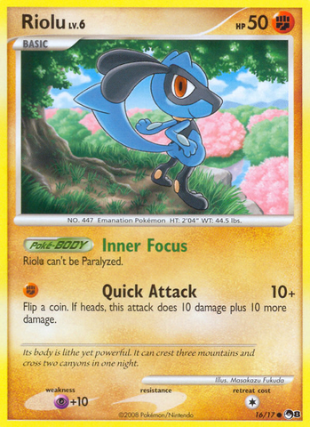 Riolu (16/17) [POP Series 8] - The Mythic Store | 24h Order Processing