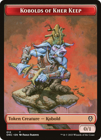 Kobolds of Kher Keep // Dragon Double-Sided Token [Phyrexia: All Will Be One Commander Tokens] - The Mythic Store | 24h Order Processing