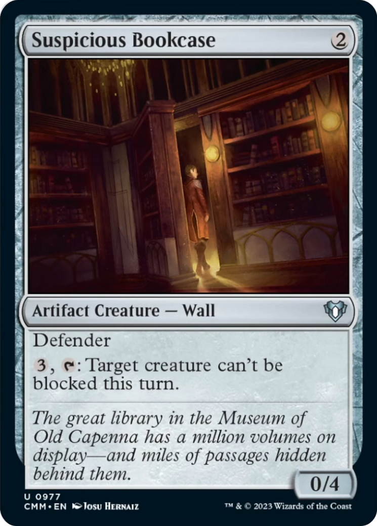 Suspicious Bookcase [Commander Masters] - The Mythic Store | 24h Order Processing