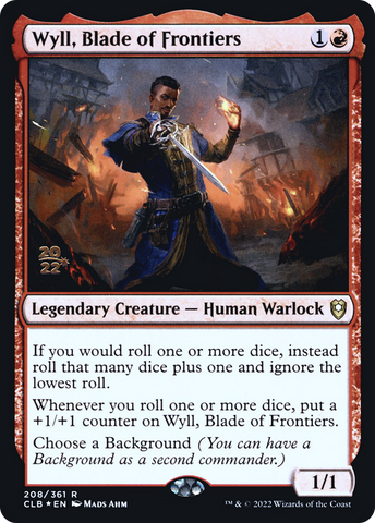 Wyll, Blade of Frontiers [Commander Legends: Battle for Baldur's Gate Prerelease Promos] - The Mythic Store | 24h Order Processing