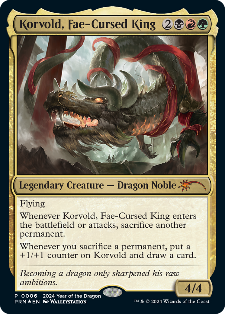 Korvold, Fae-Cursed King (Year of the Dragon 2024) [Standard Showdown Promos] - The Mythic Store | 24h Order Processing