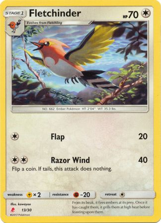 Fletchinder (13/30) [Sun & Moon: Trainer Kit - Lycanroc] - The Mythic Store | 24h Order Processing