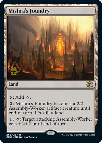 Mishra's Foundry [The Brothers' War Prerelease Promos] - The Mythic Store | 24h Order Processing