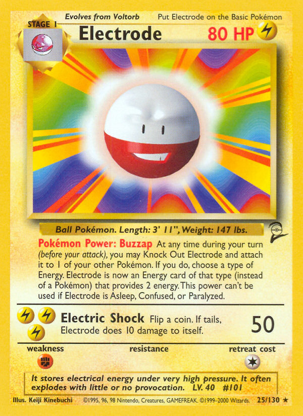 Electrode (25/130) [Base Set 2] - The Mythic Store | 24h Order Processing