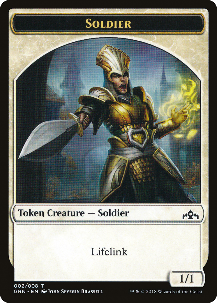 Soldier // Goblin Double-Sided Token [Guilds of Ravnica Guild Kit Tokens] - The Mythic Store | 24h Order Processing