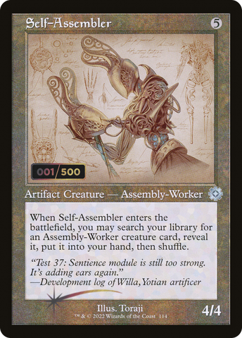 Self-Assembler (Retro Schematic) (Serialized) [The Brothers' War Retro Artifacts] - The Mythic Store | 24h Order Processing