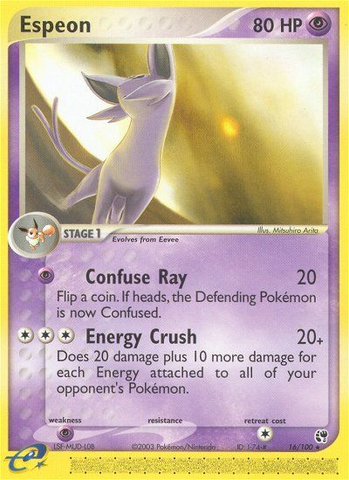 Espeon (16/100) [EX: Sandstorm] - The Mythic Store | 24h Order Processing