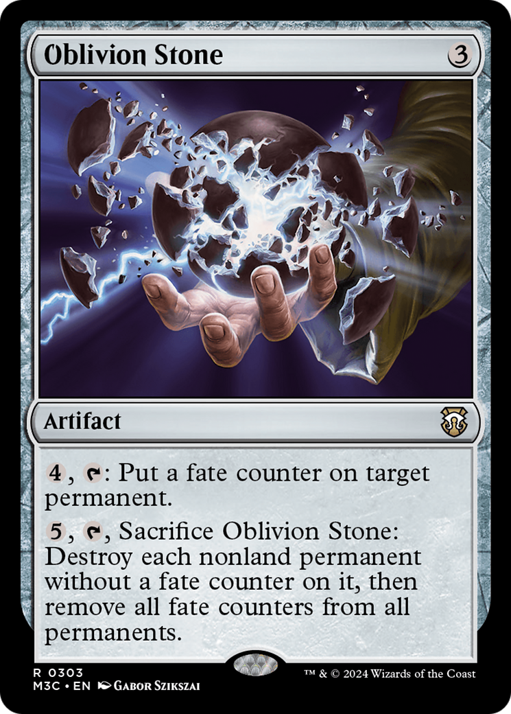 Oblivion Stone (Ripple Foil) [Modern Horizons 3 Commander] - The Mythic Store | 24h Order Processing