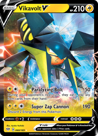 Vikavolt V (060/189) [Sword & Shield: Darkness Ablaze] - The Mythic Store | 24h Order Processing