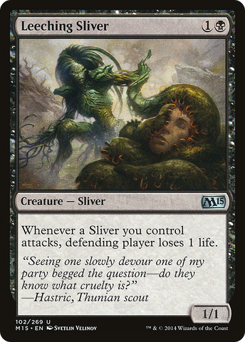 Leeching Sliver [Magic 2015] - The Mythic Store | 24h Order Processing