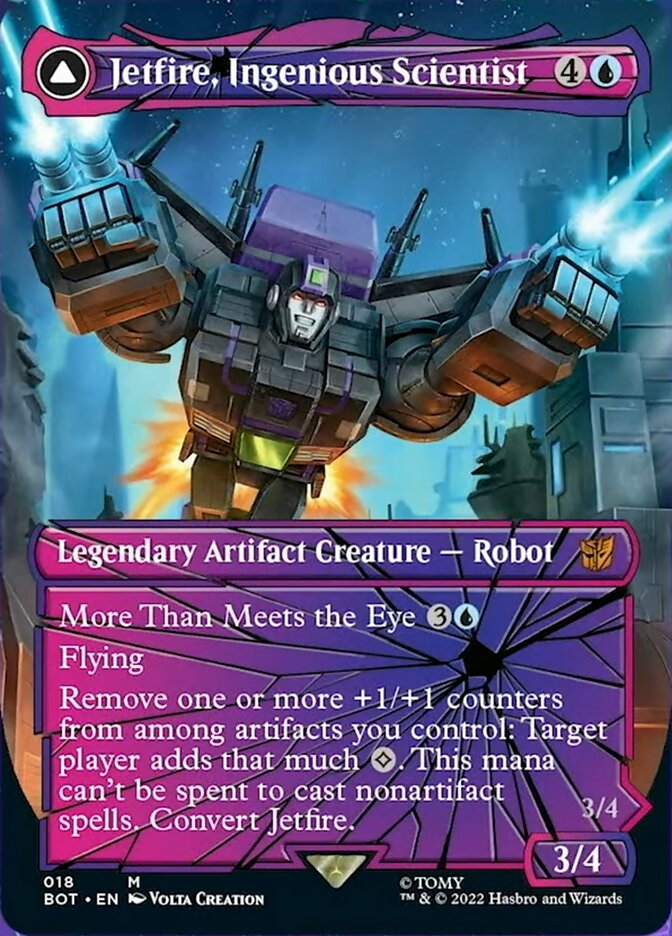 Jetfire, Ingenious Scientist // Jetfire, Air Guardian (Shattered Glass) [Transformers] - The Mythic Store | 24h Order Processing