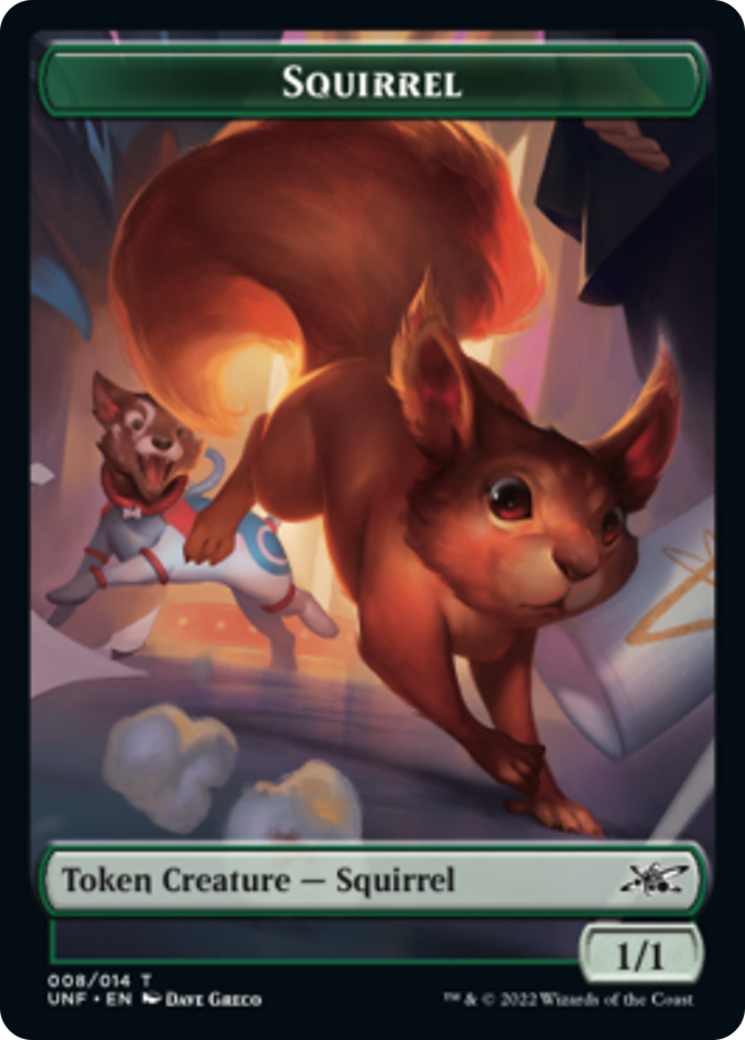 Squirrel // Treasure (012) Double-Sided Token [Unfinity Tokens] - The Mythic Store | 24h Order Processing