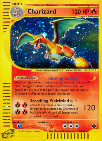 Charizard (6/165) [Expedition: Base Set] - The Mythic Store | 24h Order Processing