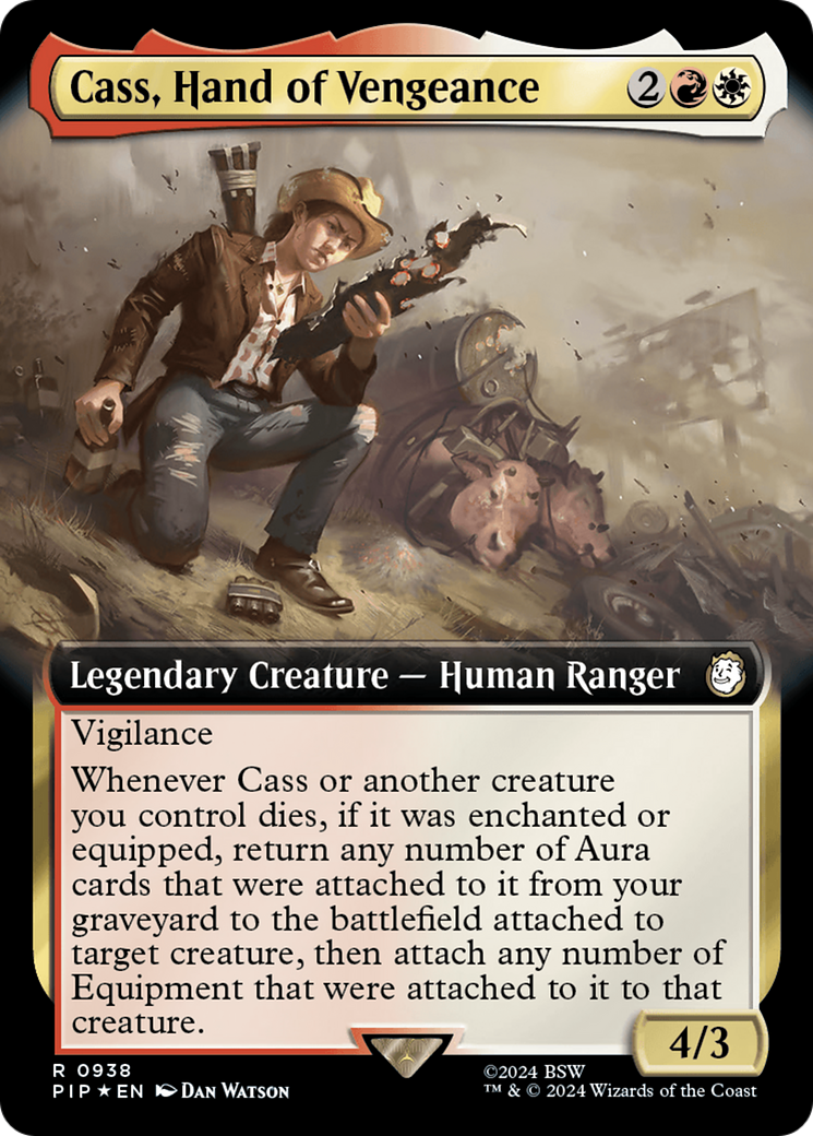 Cass, Hand of Vengeance (Extended Art) (Surge Foil) [Fallout] - The Mythic Store | 24h Order Processing