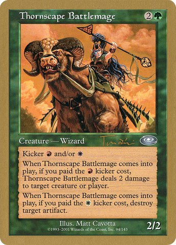 Thornscape Battlemage (Jan Tomcani) [World Championship Decks 2001] - The Mythic Store | 24h Order Processing
