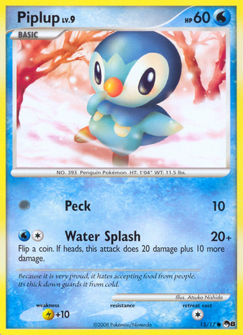 Piplup (15/17) [POP Series 8] - The Mythic Store | 24h Order Processing