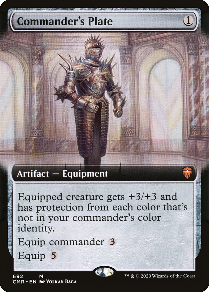 Commander's Plate (Extended Art) [Commander Legends] - The Mythic Store | 24h Order Processing