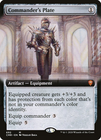 Commander's Plate (Extended Art) [Commander Legends] - The Mythic Store | 24h Order Processing