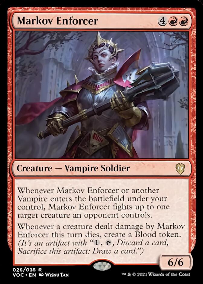 Markov Enforcer [Innistrad: Crimson Vow Commander] - The Mythic Store | 24h Order Processing