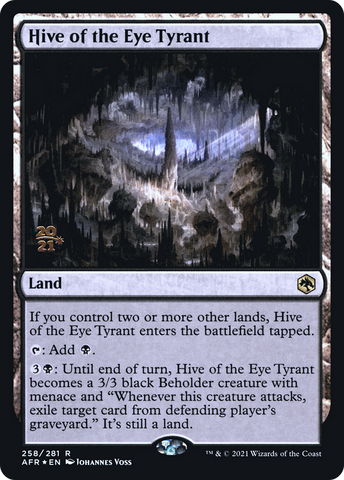 Hive of the Eye Tyrant [Dungeons & Dragons: Adventures in the Forgotten Realms Prerelease Promos] - The Mythic Store | 24h Order Processing