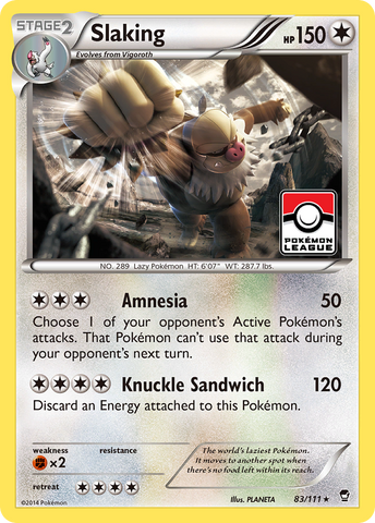 Slaking (83/111) [XY: Furious Fists] - The Mythic Store | 24h Order Processing