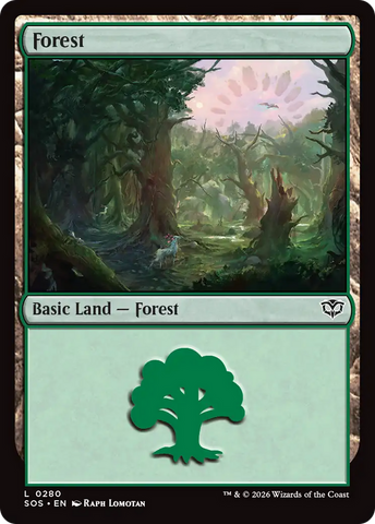 Forest (0280) [Secrets of Strixhaven] - The Mythic Store | 24h Order Processing