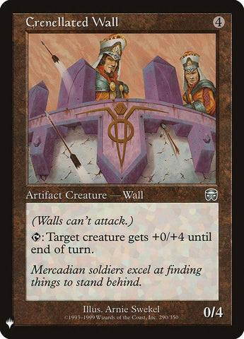 Crenellated Wall [Mystery Booster] - The Mythic Store | 24h Order Processing