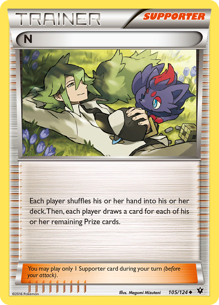 N (105/124) [XY: Fates Collide] - The Mythic Store | 24h Order Processing
