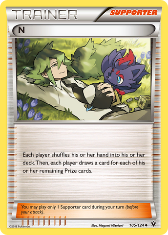 N (105/124) [XY: Fates Collide] - The Mythic Store | 24h Order Processing