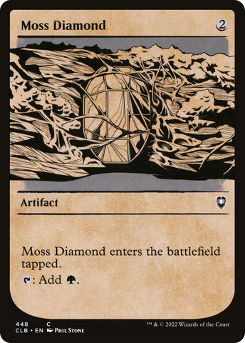 Moss Diamond (Showcase) [Commander Legends: Battle for Baldur's Gate] - The Mythic Store | 24h Order Processing