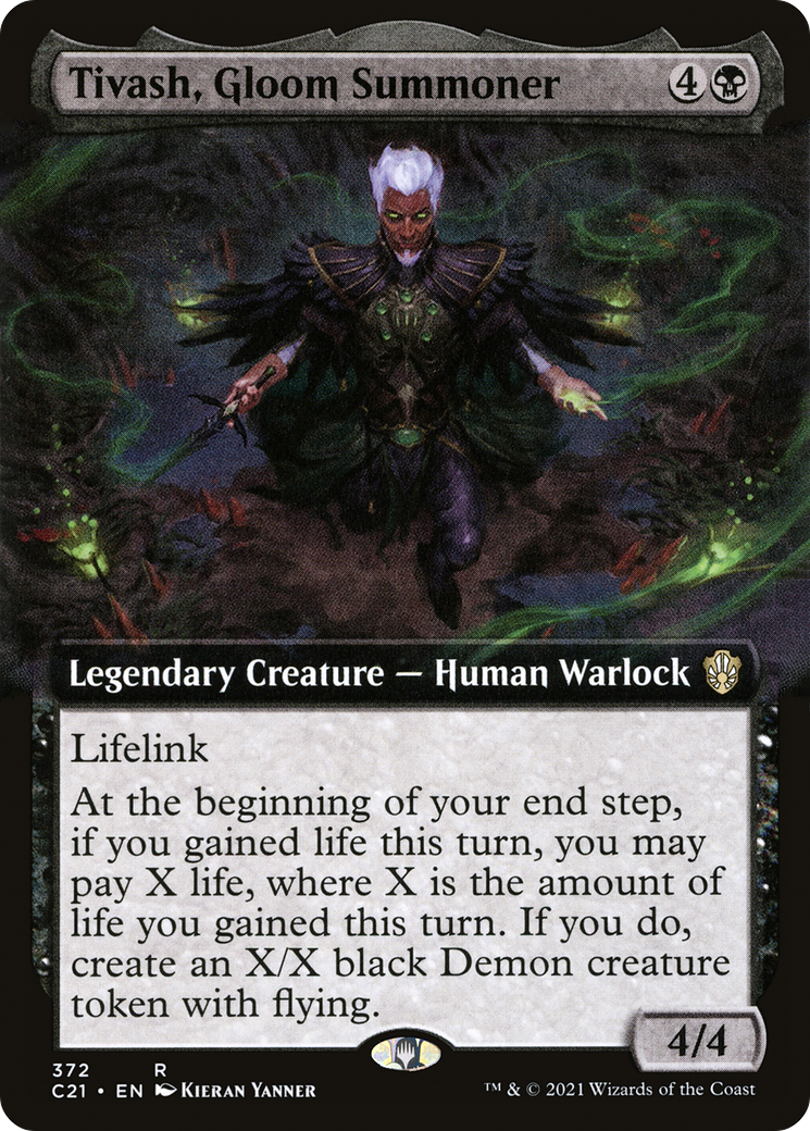 Tivash, Gloom Summoner (Extended Art) [Commander 2021] - The Mythic Store | 24h Order Processing